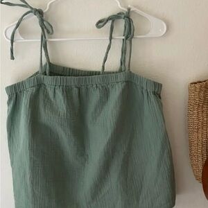 Madewell cotton gauze tank